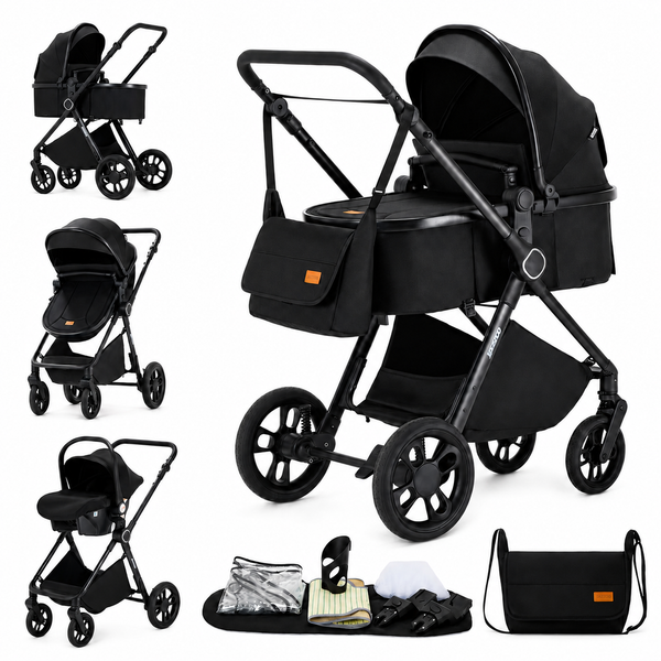 Cochecito de bebé 3 en 1 | Deluxe