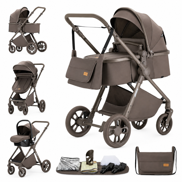 Cochecito de bebé 3 en 1 | Deluxe