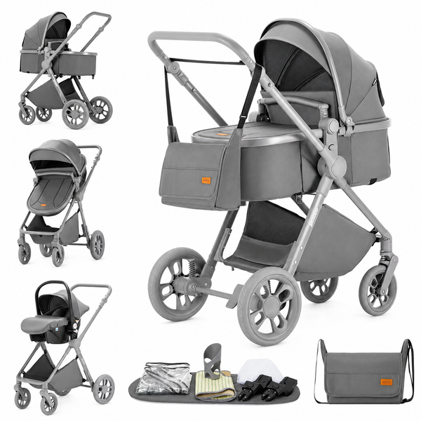 Cochecito de bebé 3 en 1 | Deluxe